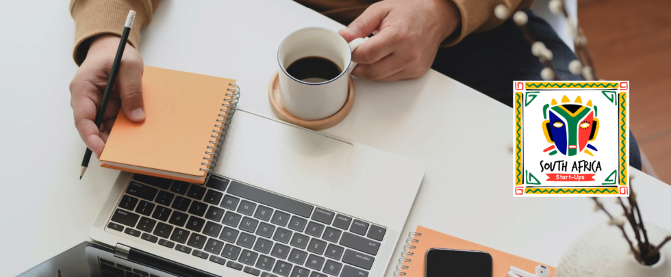 a top view of a desk